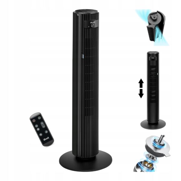 Вентилатор Levoit TempSense 42 DC Tower Fan, 107 см - Image 5