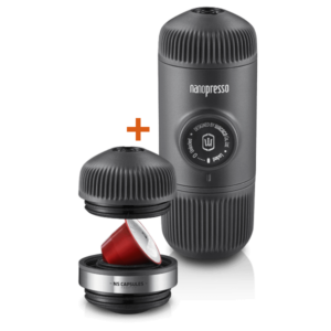 Преносима кафемашина Wacaco Nanopresso Classic + Адаптер за капсули Nesspresso