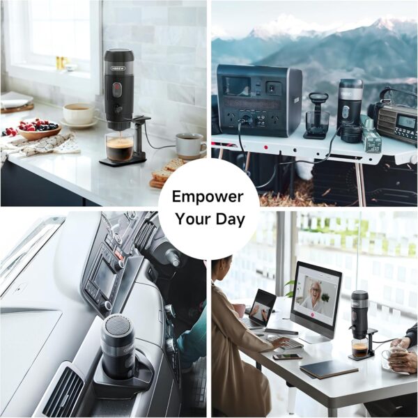 Преносима кафемашина HiBREW H4A - 3 в 1, черна - Image 9