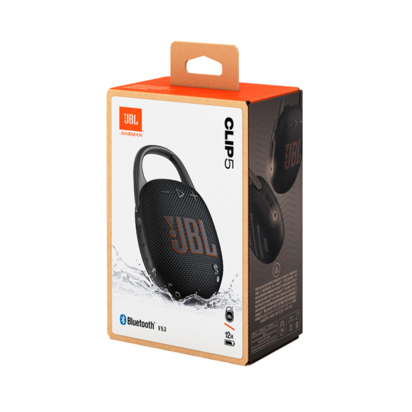 Преносима колонка JBL Clip 5 Bluetooth, черна.;