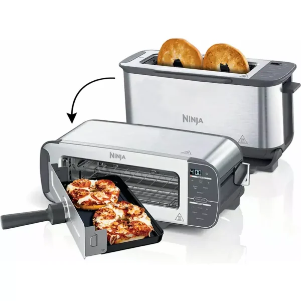 Тостер Ninja Foodi ST202EU 3 в 1, 2400W, сребрист - Image 12