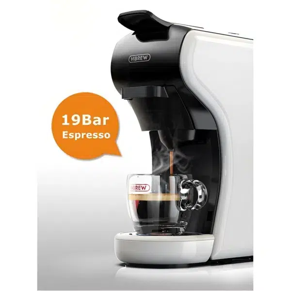 Мултифункционална кафемашина HiBREW H1A, бяла + кана за мляко - Image 8