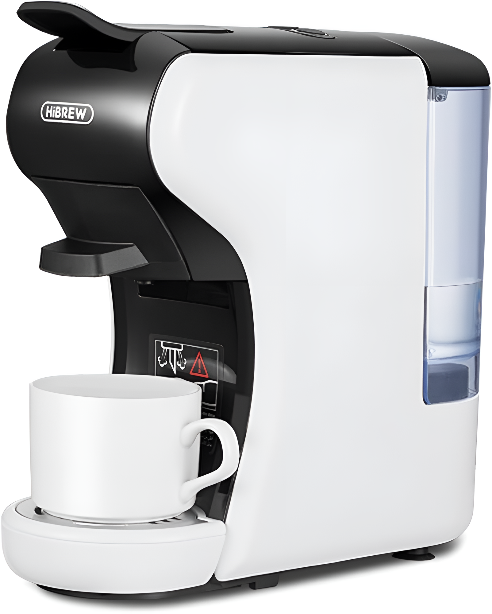 Мултифункционална кафемашина HiBREW H1A, бяла + кана за мляко - Image 3