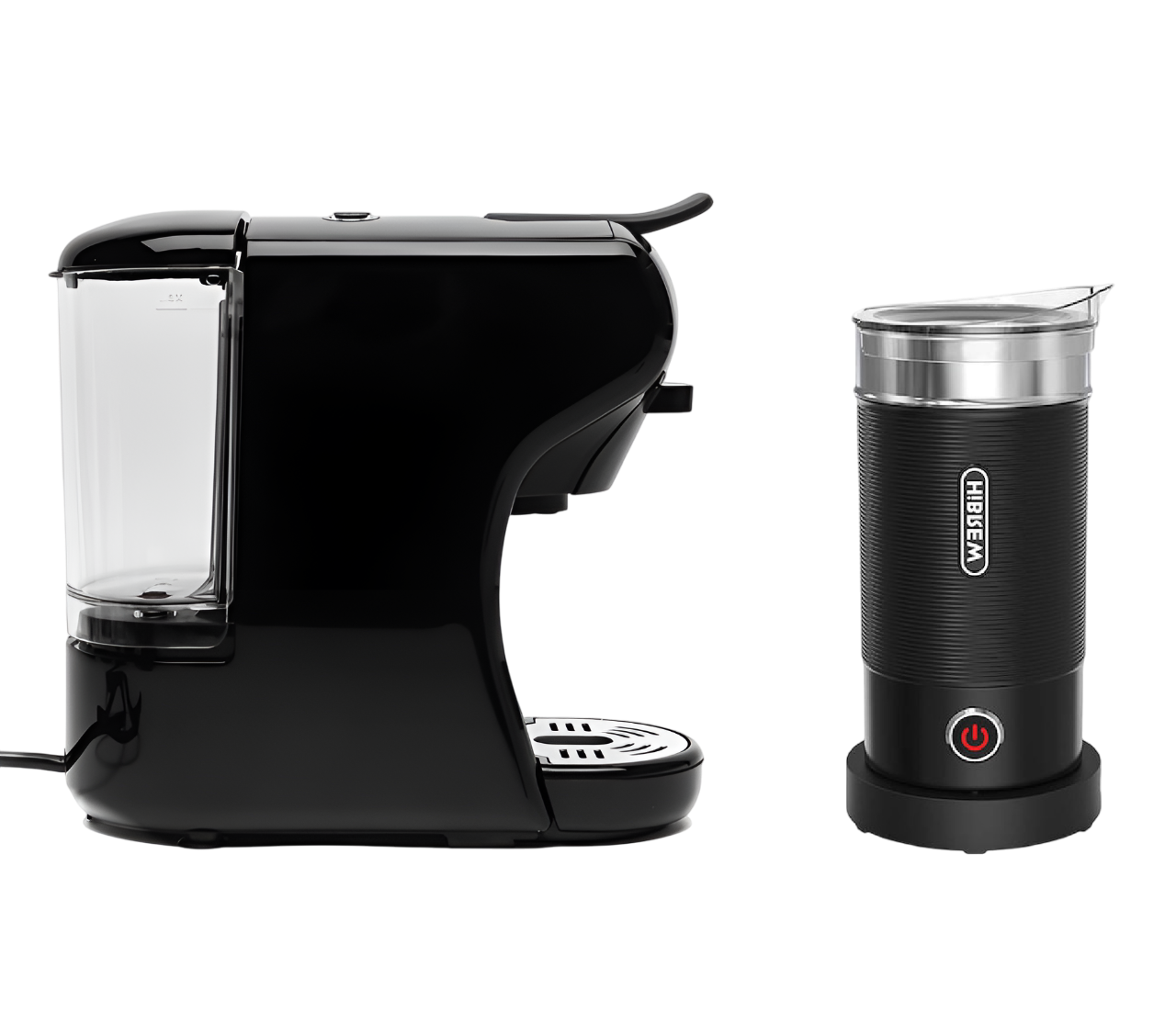 Мултифункционална кафемашина HiBREW H1A, черна + кана за мляко - Image 2