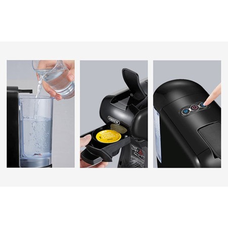 Мултифункционална кафемашина HiBREW H1A, черна + кана за мляко - Image 14