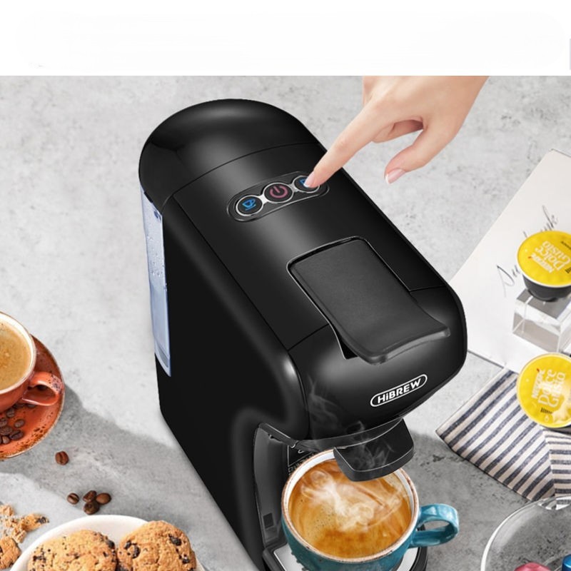 Мултифункционална кафемашина HiBREW H1A, черна + кана за мляко - Image 6