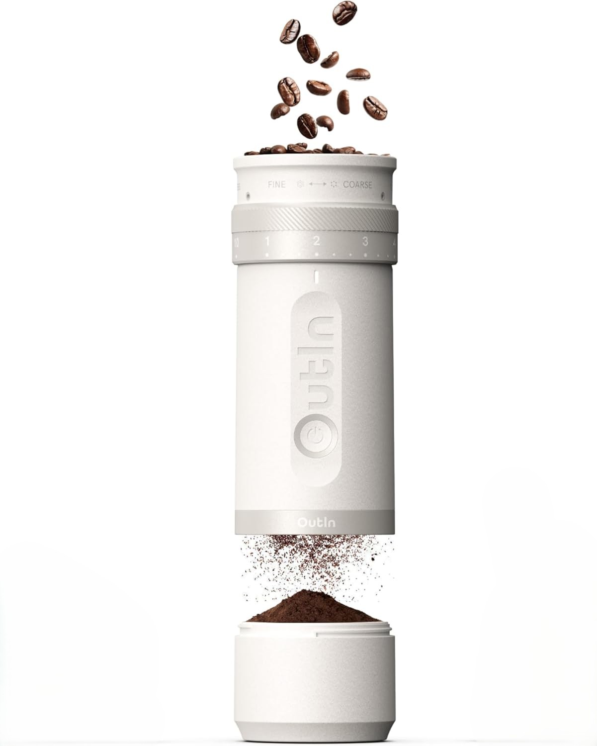 Преносима кафемелачка OutIn Fino, Sandstone White