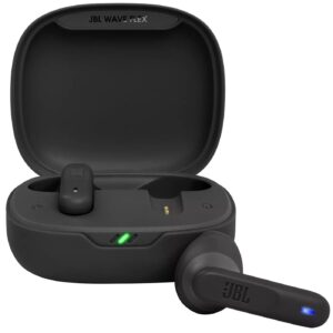 bezzhichni slushalki jbl wave flex bluetooth cherni