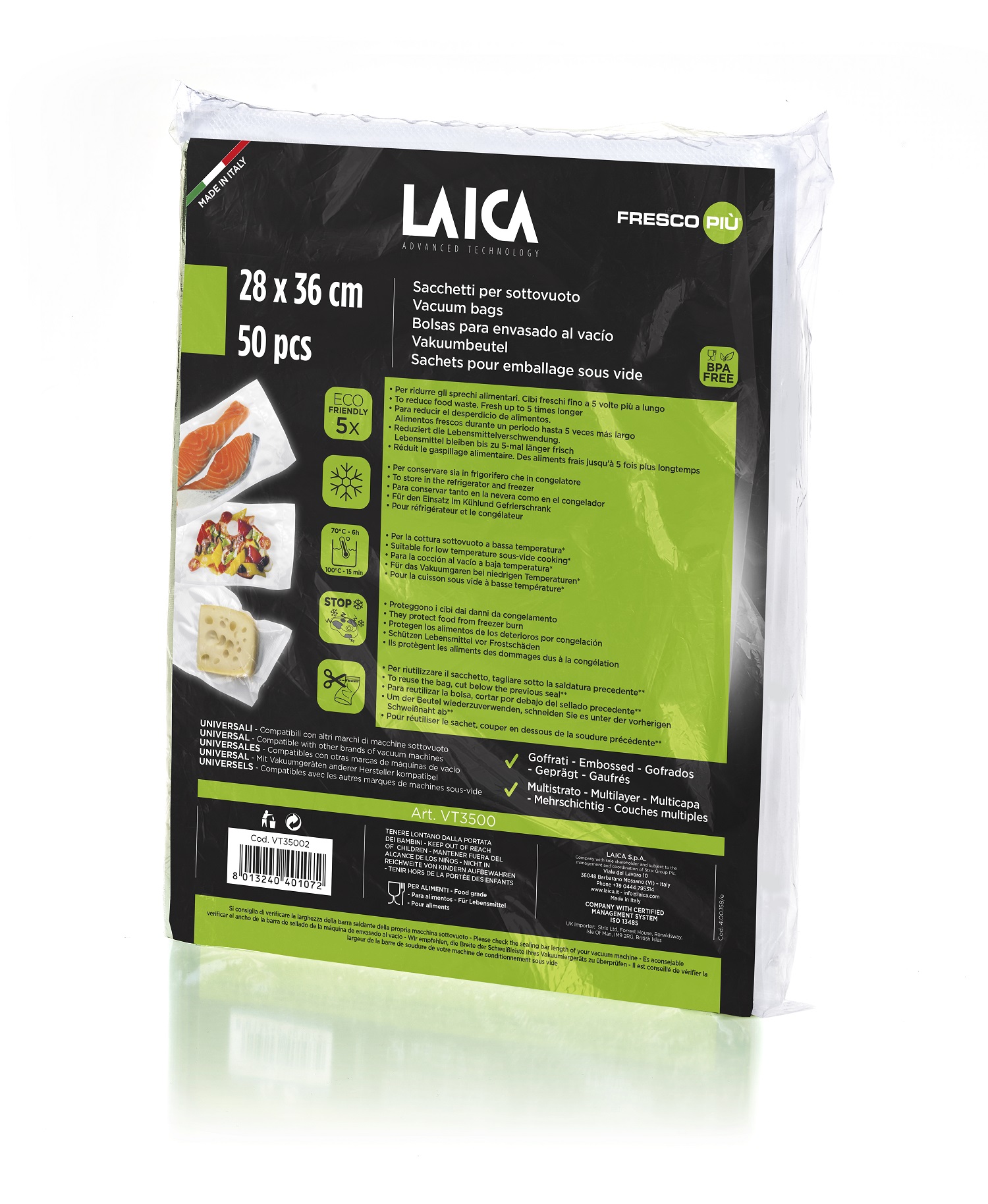 plikove za vakuumirane laica 28x36 sm 100 broya