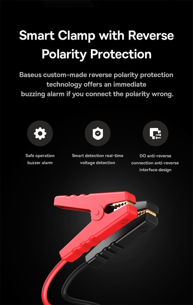 starter za avtomobil i vanshna bateriya baseus super energy pro 1600a 12000 mah (4)