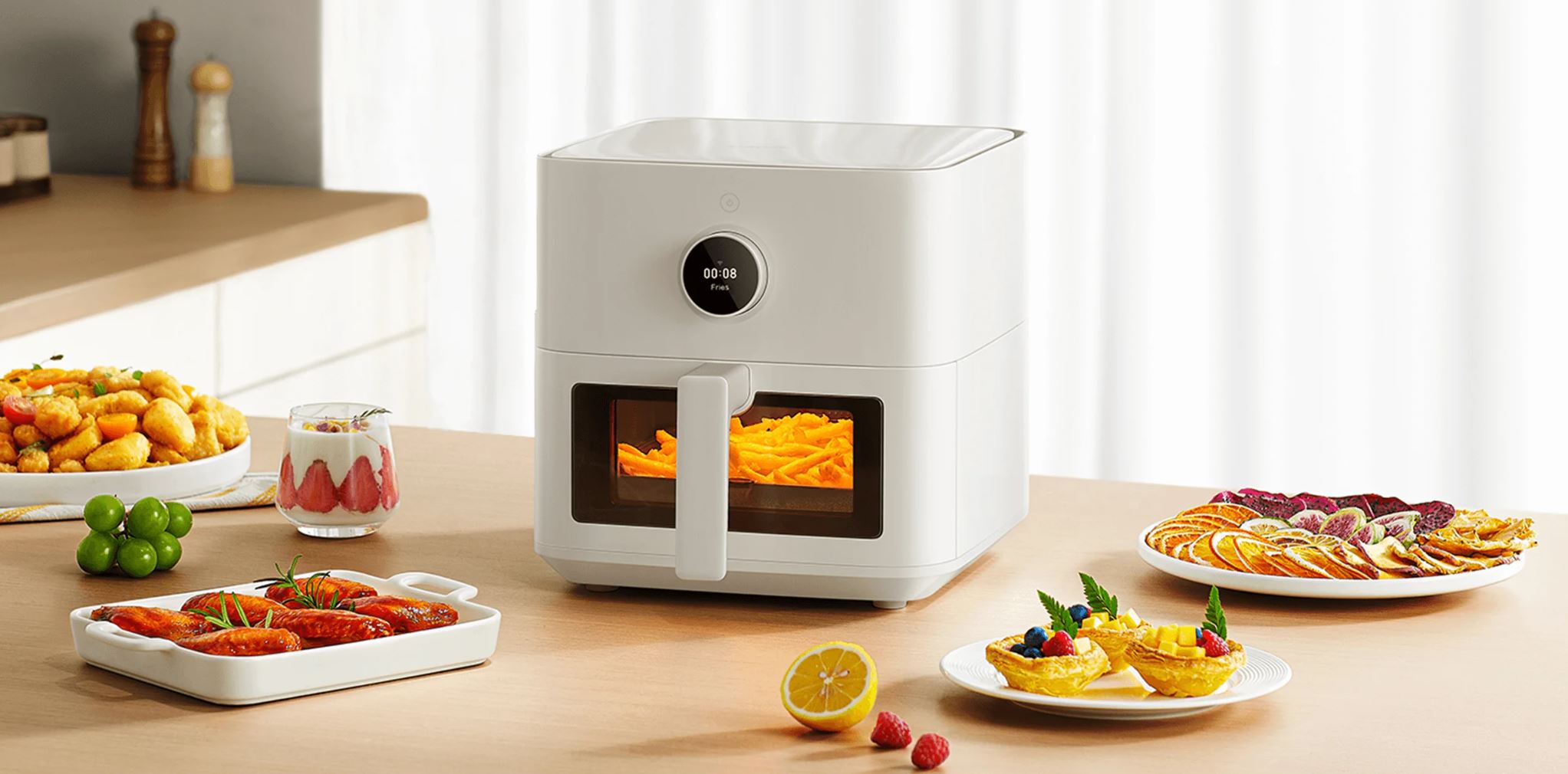 frityurnik s goresht vazduh xiaomi smart air fryer 5 5l bhr8238eu (1)