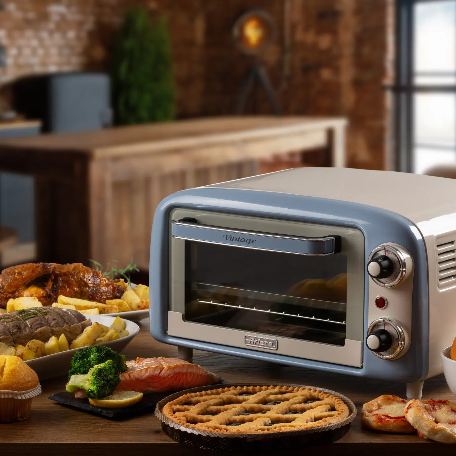 elektricheska furna ariete vintage 10l 800w sinya (4)