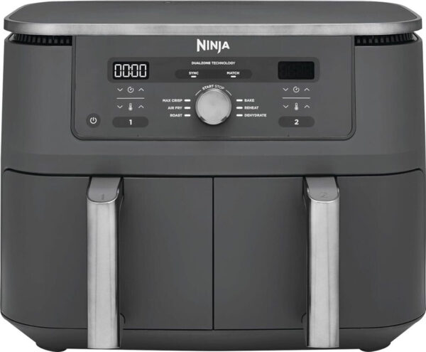 frityurnik s goresht vazduh ninja dz400eu ar fruer 2470w 9 5l cheren (1)