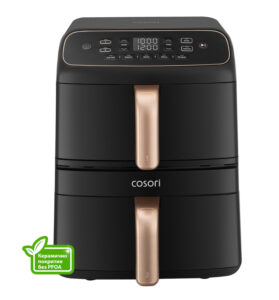 frityurnik s goresht vazduh cosori turbo tower compact caf dc861 8 6l cheren (1)