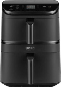 frityurnik s goresht vazduh cosori turbo tower caf dc121 6 5l cheren (3)