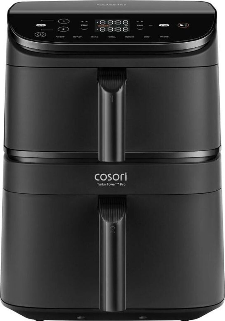 frityurnik s goresht vazduh cosori turbo tower caf dc121 6 5l cheren (3)