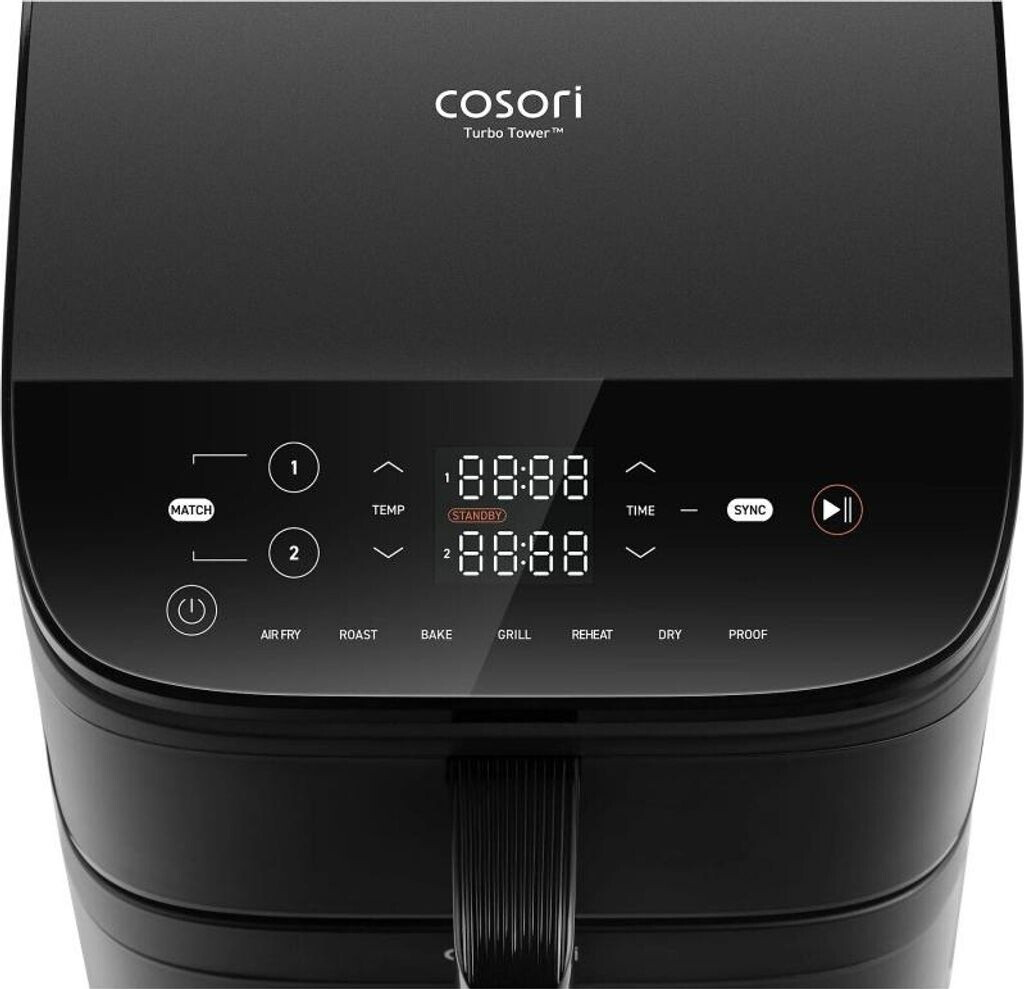 frityurnik s goresht vazduh cosori turbo tower caf dc121 6 5l cheren (2)