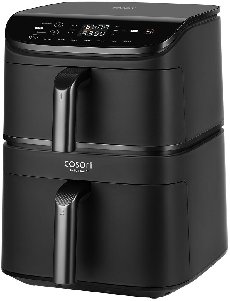 frityurnik s goresht vazduh cosori turbo tower caf dc121 6 5l cheren (4)