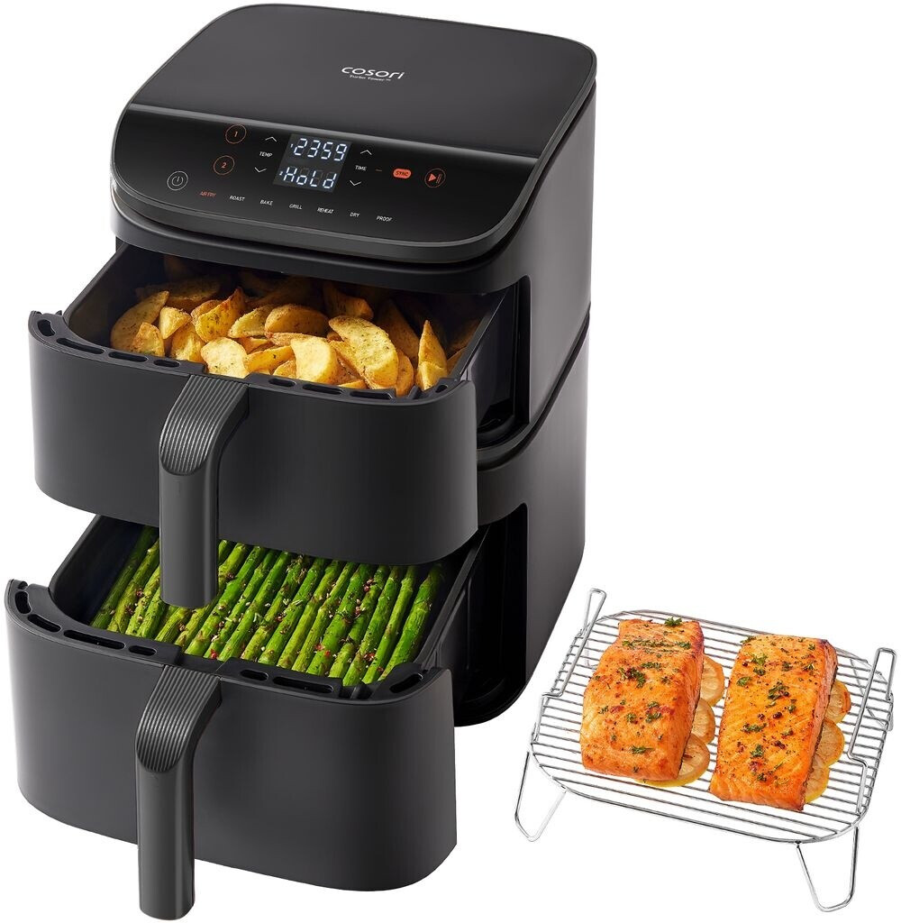 frityurnik s goresht vazduh cosori turbo tower caf dc121 6 5l cheren (10)
