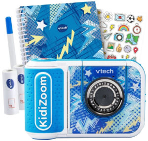 детска камера vtech kidizoom print cam limited bundle син (1)