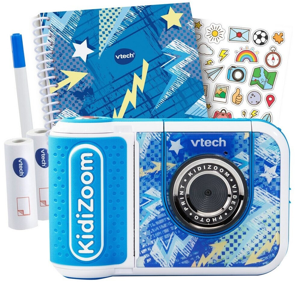 детска камера vtech kidizoom print cam limited bundle син (1)