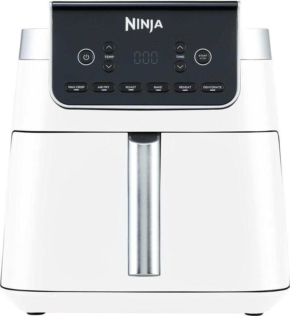 Фритюрник с горещ въздух Ninja AF180EUWH, AirFryer, бял